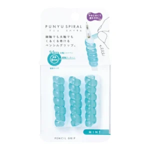 KUTSUWA | Set 3 Grips para Lápiz PUNYU Espiral - Mint