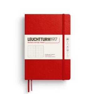LEUCHTTURM1917 | Cuaderno A5 Malla Puntos MEDIUM - Cherry
