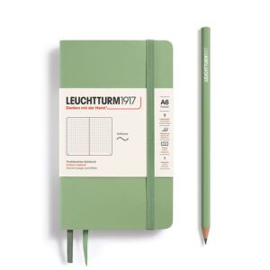 LEUCHTTURM1917 | Cuaderno A6 Malla Puntos POCKET FLEX - Sage