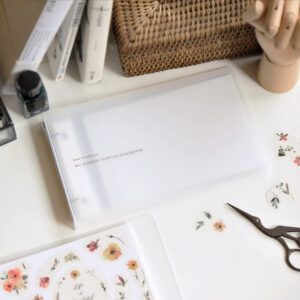 MU LIFESTYLE | Archivador anillas A5 Slim para pegatina transferible