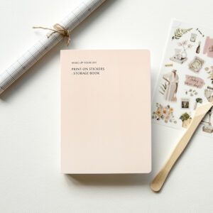 MU LIFESTYLE | Archivador para Pegatinas A5 Slim - Nude Pink