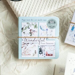 MU LIFESTYLE | Mini libro Pegatinas DIE CUT - Wonderful Four Seasons