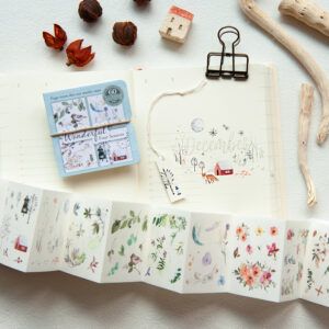MU LIFESTYLE | Mini libro Pegatinas DIE CUT - Wonderful Four Seasons