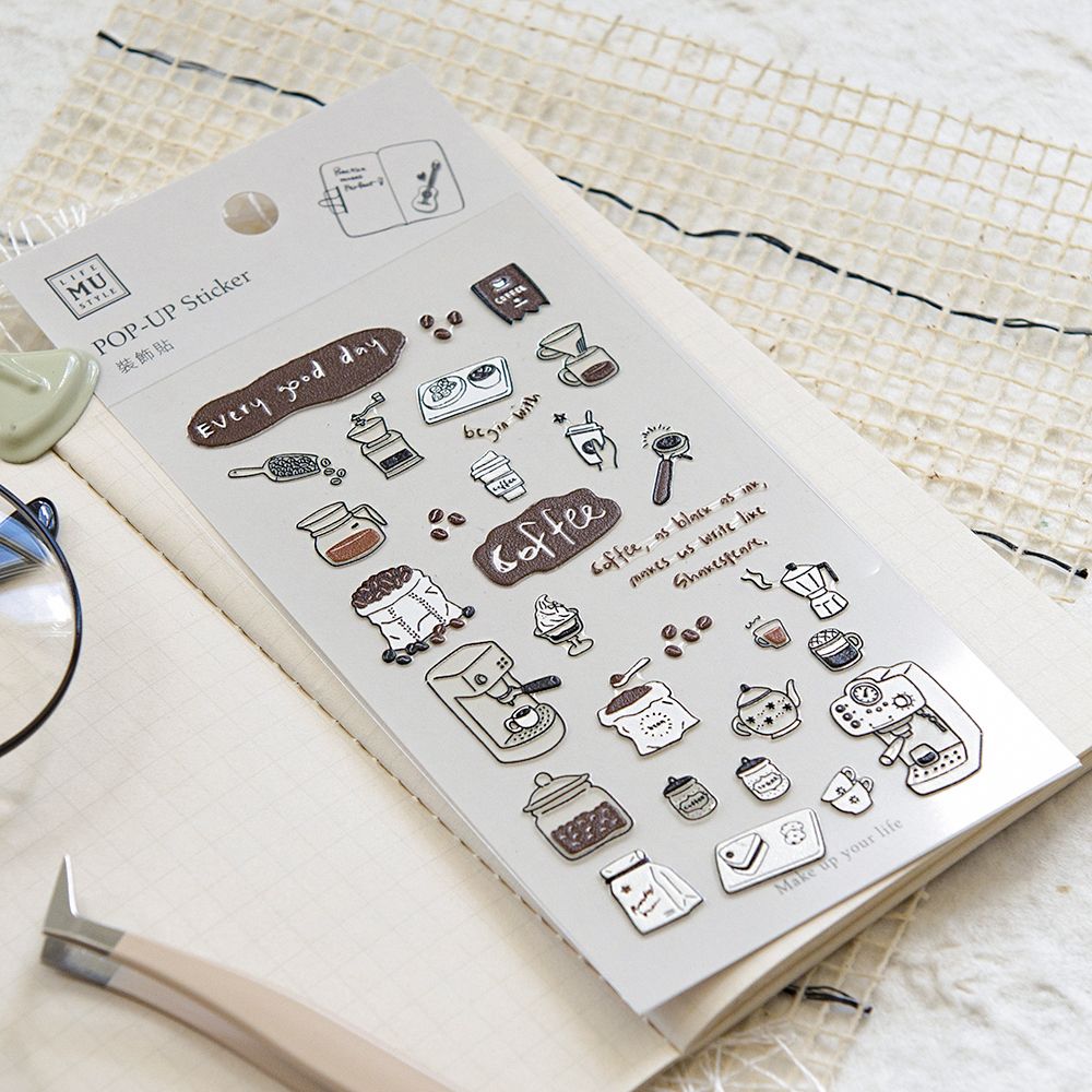 MU LIFESTYLE | Pegatinas multisuperficie (1 hoja) Pop Up - 013 - Imagen 2