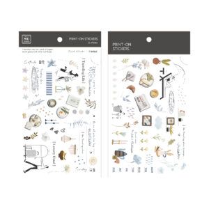MU LIFESTYLE | Pegatinas transferibles (2 hojas) - 256
