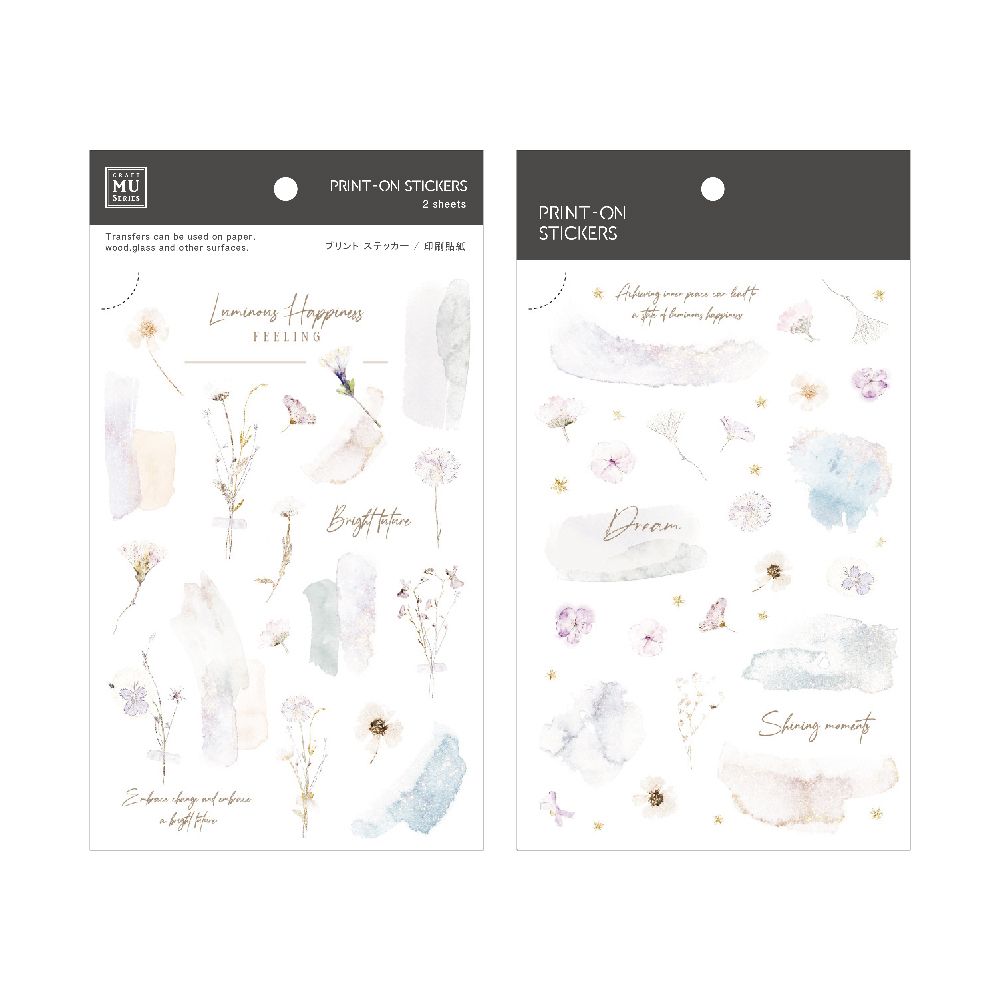 MU LIFESTYLE | Pegatinas transferibles (2 hojas) - 265