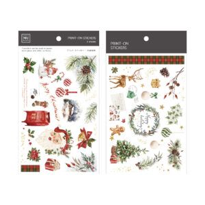 MU LIFESTYLE | Pegatinas transferibles (2 hojas) - Xmas 1027