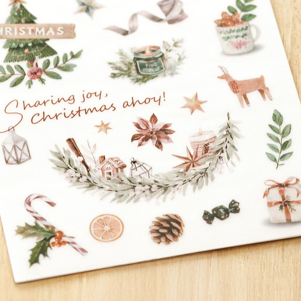 MU LIFESTYLE | Pegatinas transferibles (2 hojas) - Xmas 1028 - Imagen 3