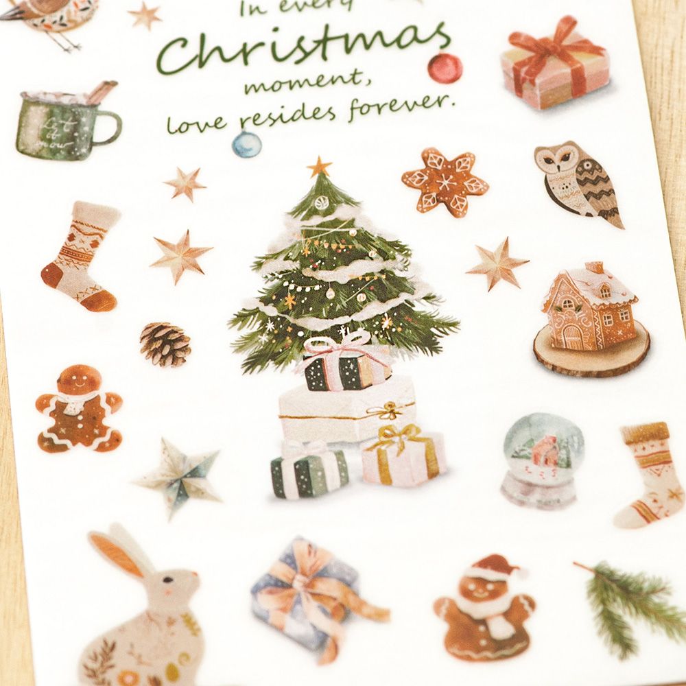 MU LIFESTYLE | Pegatinas transferibles (2 hojas) - Xmas 1028 - Imagen 2