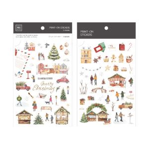 MU LIFESTYLE | Pegatinas transferibles (2 hojas) - Xmas 1029