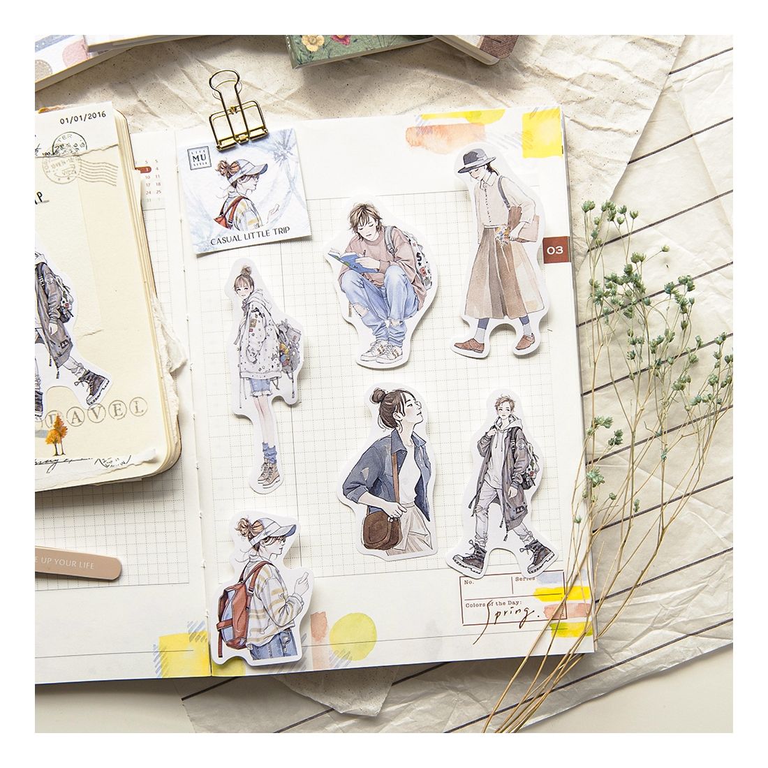 MU LIFESTYLE | Set Pegatinas multisuperficie Mu Girl - 005 - Imagen 4