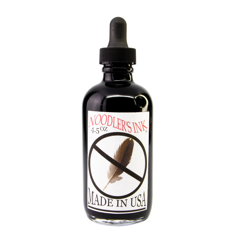 NOODLER'S | Tintero 135 ml 19819 + Pluma GRATIS – Negro X-Feather - Imagen 2