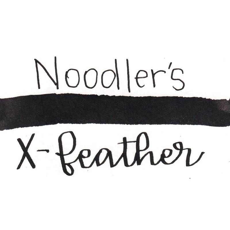 NOODLER'S | Tintero 135 ml 19819 + Pluma GRATIS – Negro X-Feather - Imagen 3