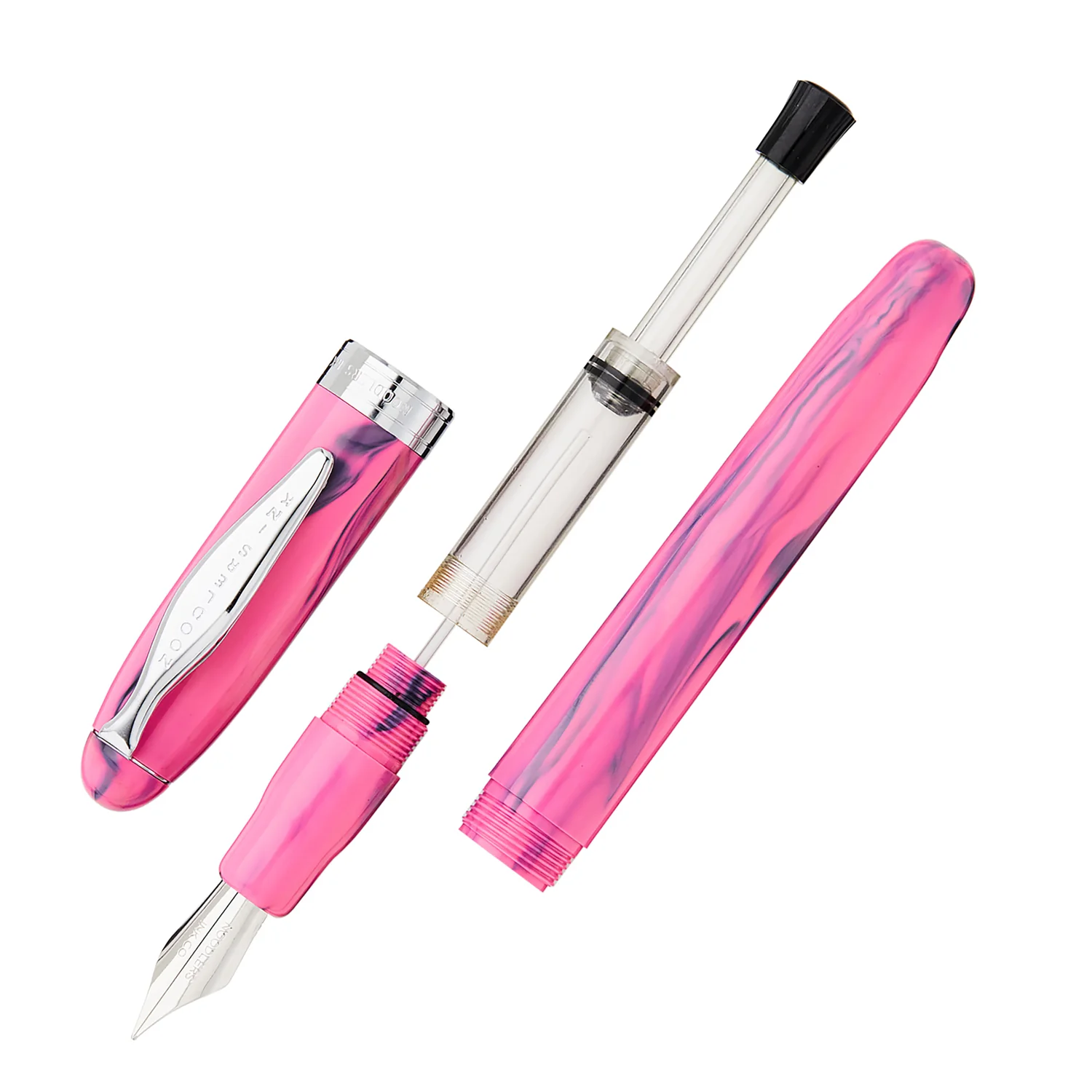 NOODLER'S | Pluma Estilográfica Pistón AHAB FLEX - Charon's Panther Pink - Imagen 2