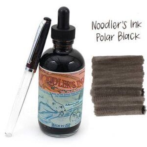 NOODLER'S | Tintero 135 ml 19803 + Pluma GRATIS – Negro Polar Black
