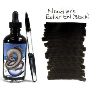 NOODLER'S | Tintero caligrafía 135 ml 19824 + Roller GRATIS – Negro Roller Eel