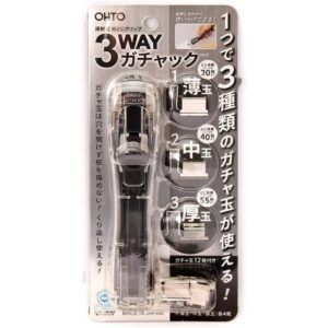 OHTO | Grapadora de Clips 3-Way GACHUCK - Clear