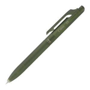 PENTEL | Bolígrafo 0,5 CALME RELAXED FROST Olive - Tinta Negra