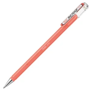 PENTEL | Bolígrafo Gel Permanente 1 mm MATTEHOP - Coral Pink