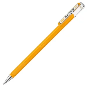 PENTEL | Bolígrafo Gel Permanente 1 mm MATTEHOP - Yellow Orange