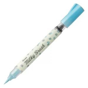 PENTEL | Real Brush Pen Opaco MILKY – Pastel Blue