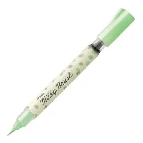 PENTEL | Real Brush Pen Opaco MILKY – Pastel Green