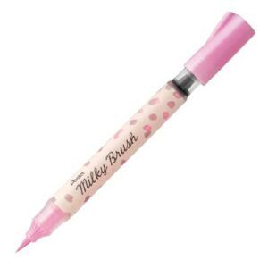 PENTEL | Real Brush Pen Opaco MILKY – Pastel Pink