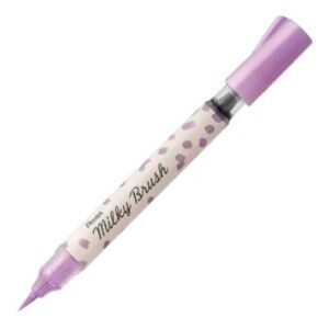 PENTEL | Real Brush Pen Opaco MILKY – Pastel Violet