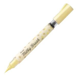 PENTEL | Real Brush Pen Opaco MILKY – Pastel Yellow