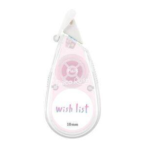 PLUS | Cinta Pegatinas 10 mm DECO RUSH - Wish List