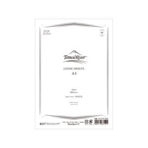 SAKAE TP | Pack Papel Liso A5 (100 hojas) TOMOE RIVER Blanco - 68 gsm
