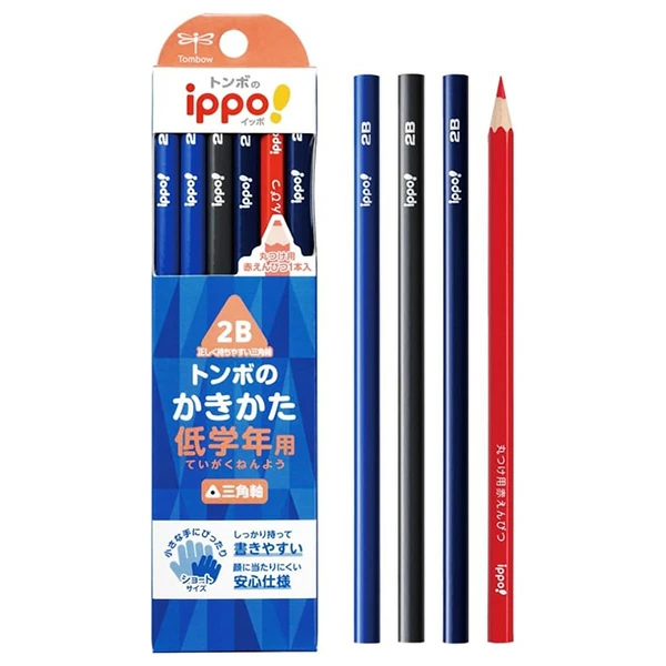 TOMBOW | Caja 12 lápices grafito IPPO! Kids - 2B