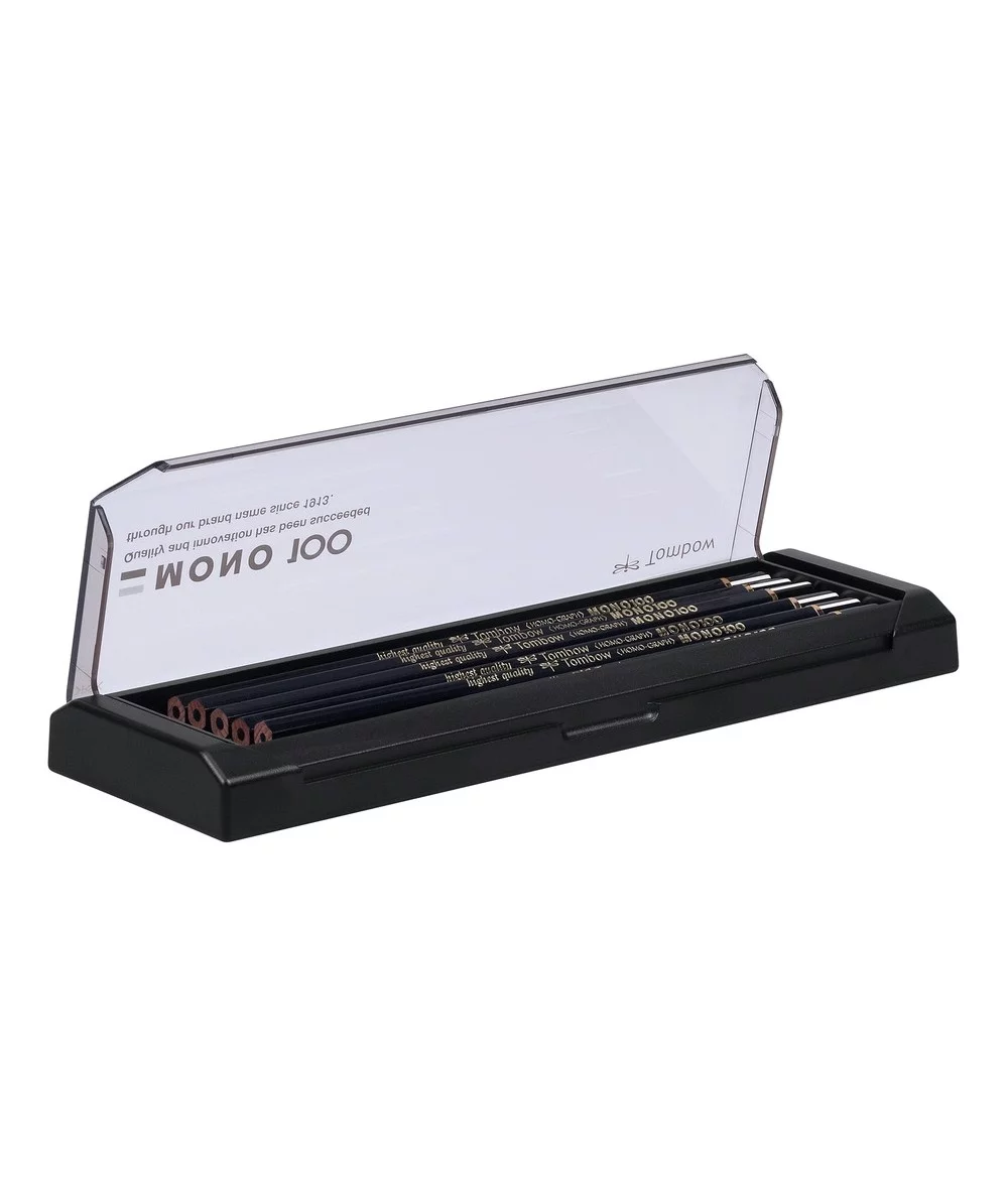 TOMBOW | Caja 12 lápices grafito MONO 100 - Varias Durezas - Imagen 5