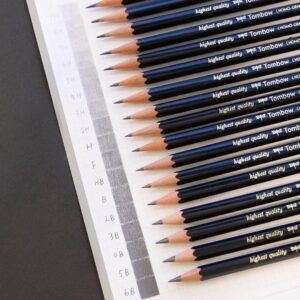 TOMBOW | Caja 12 lápices grafito MONO 100 - Varias Durezas