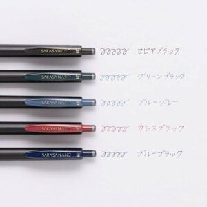 ZEBRA | Set 5 Bolígrafos Gel 0.38 mm Sarasa Nano - Vintage