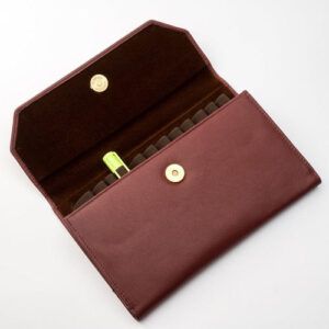 GIROLOGIO | Estuche de piel PENFOLIO 12 piezas - Antique Brown