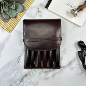 GIROLOGIO | Estuche de piel 6 piezas - Oxblood
