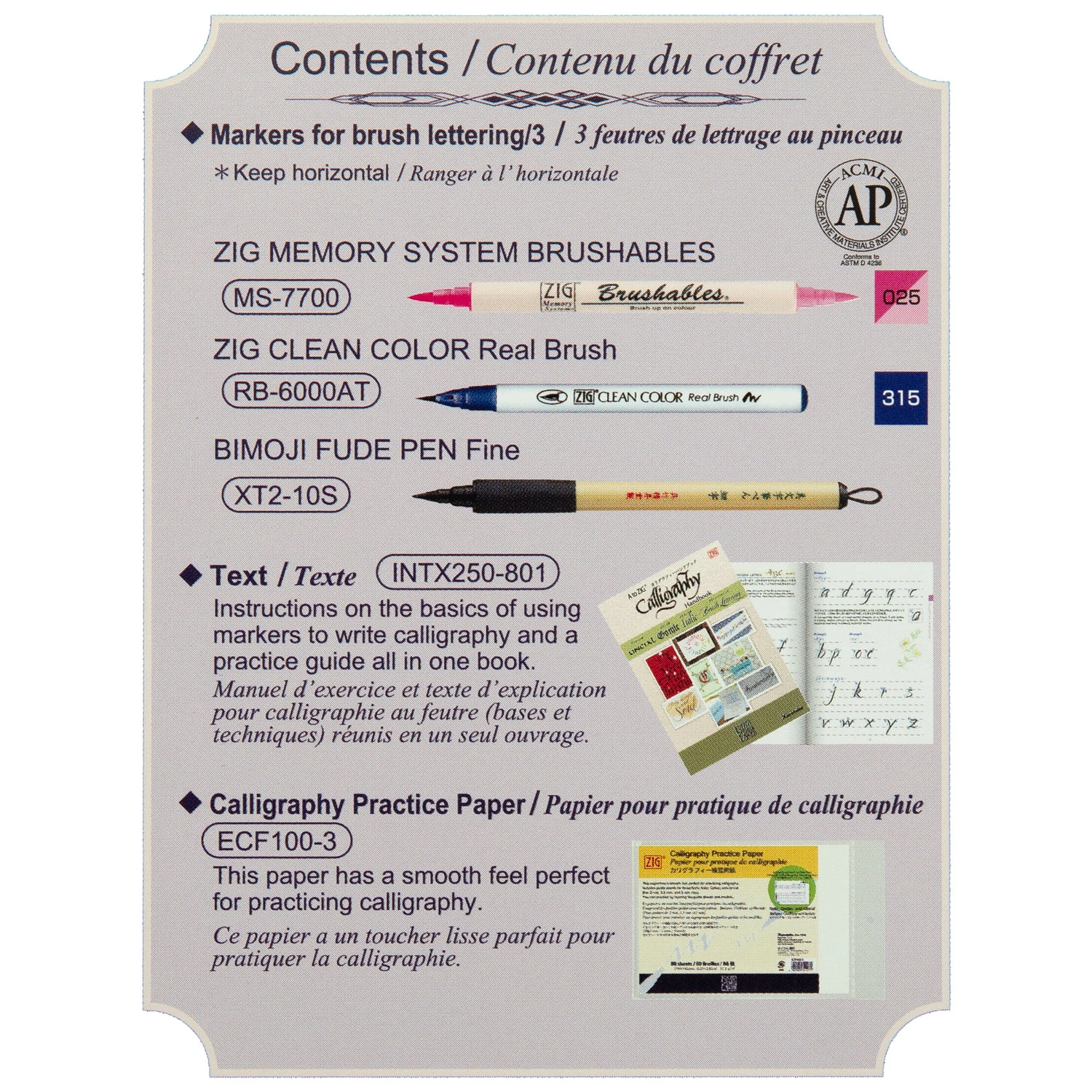 KURETAKE | Kit de iniciación al Lettering A to ZIG - Imagen 4