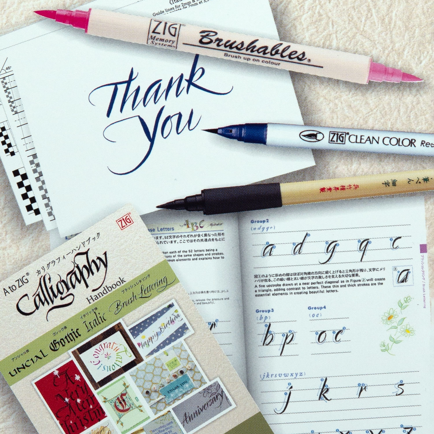 KURETAKE | Kit de iniciación al Lettering A to ZIG - Imagen 3