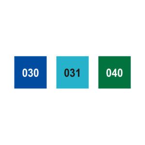 KURETAKE | Pack 3 Rotuladores doble punta ZIG CALLIGRAPHY - Blue Green