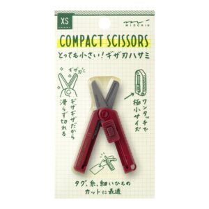 MIDORI | Tijeras Serradas Compactas XS - Dark Red