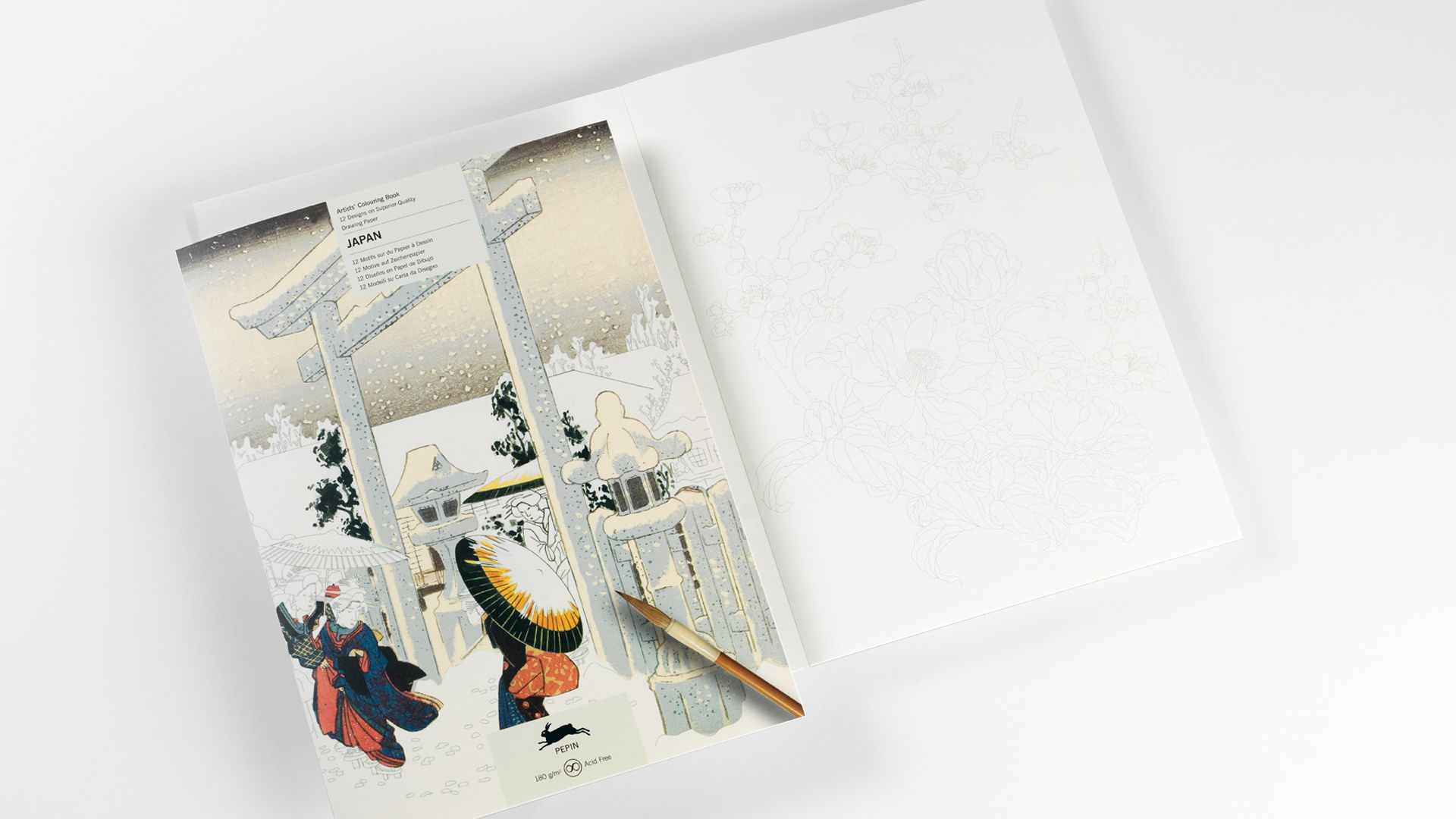 THE PEPIN PRESS | Libro A3 ilustraciones para colorear - Japan New Ed - Imagen 5