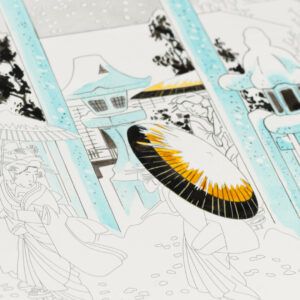 THE PEPIN PRESS | Libro A3 ilustraciones para colorear - Japan New Ed