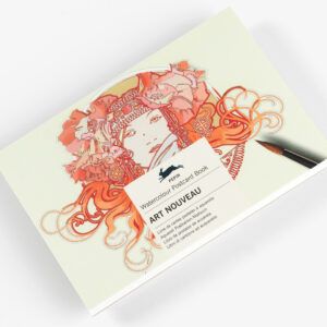 THE PEPIN PRESS | Libro postales A6 para acuarela - Art Nouveau
