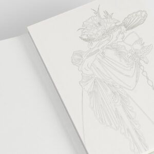 THE PEPIN PRESS | Libro postales A6 para acuarela - Art Nouveau