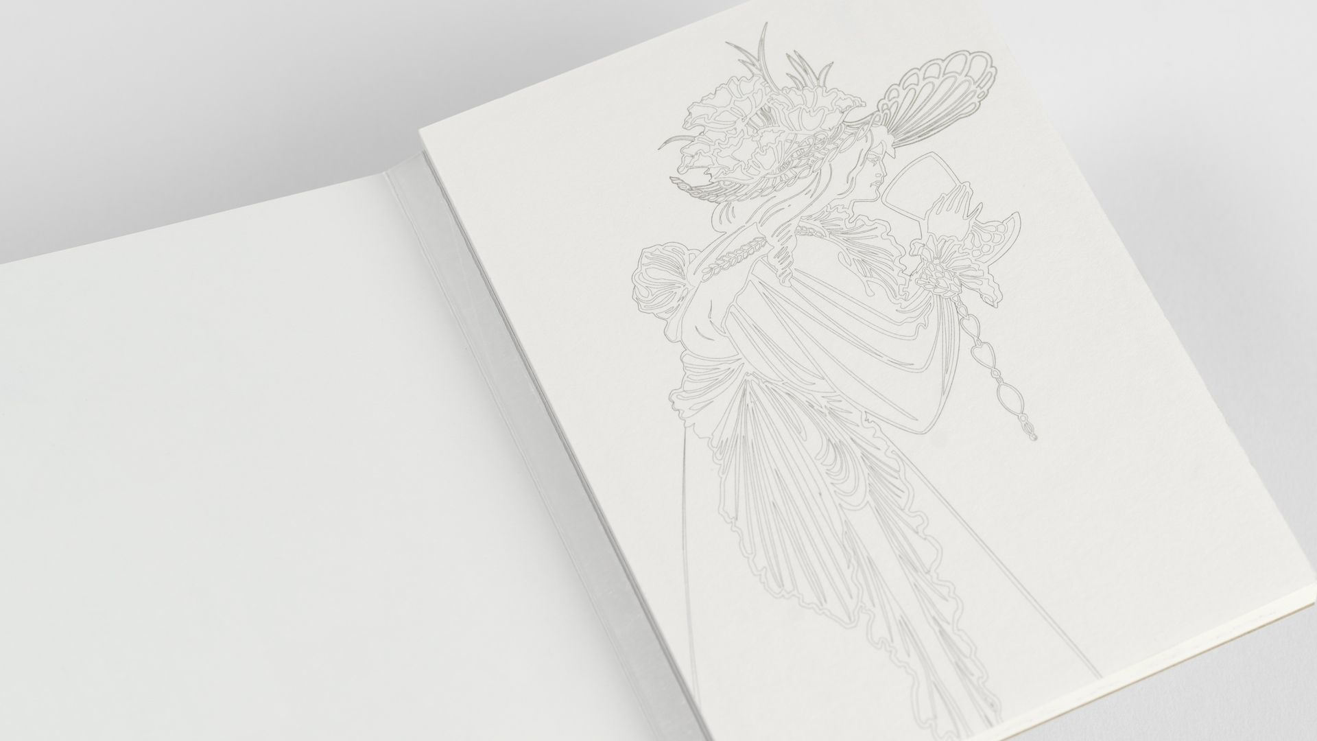 THE PEPIN PRESS | Libro postales A6 para acuarela - Art Nouveau - Imagen 2
