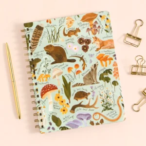 1CANOE2 | Cuaderno Anillas B5 Rayado - Flora & Fauna