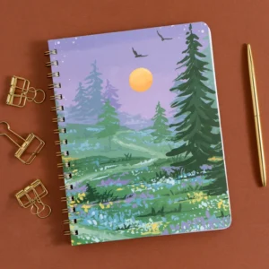 1CANOE2 | Cuaderno Anillas B5 Rayado - Twilight Garden