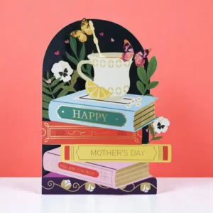 ALLJOY DESIGN | Tarjeta Día de la Madre - Books and Tea