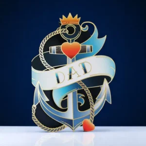ALLJOY DESIGN | Tarjeta Felicitación Padre - Dad Anchor